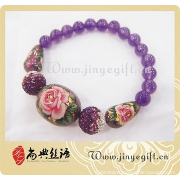Fashion Flower Beads Bracelet Jewelry Accessories